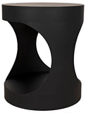 Noir Eclipse Round Side Table GTAB302MTB