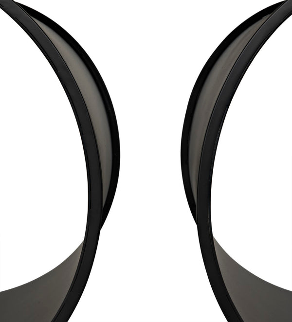 Noir Alec Side Table GTAB358MTB