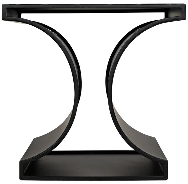 Noir Alec Side Table GTAB358MTB
