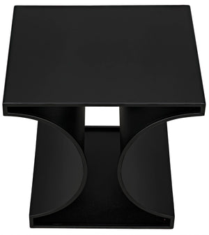 Noir Alec Side Table GTAB358MTB