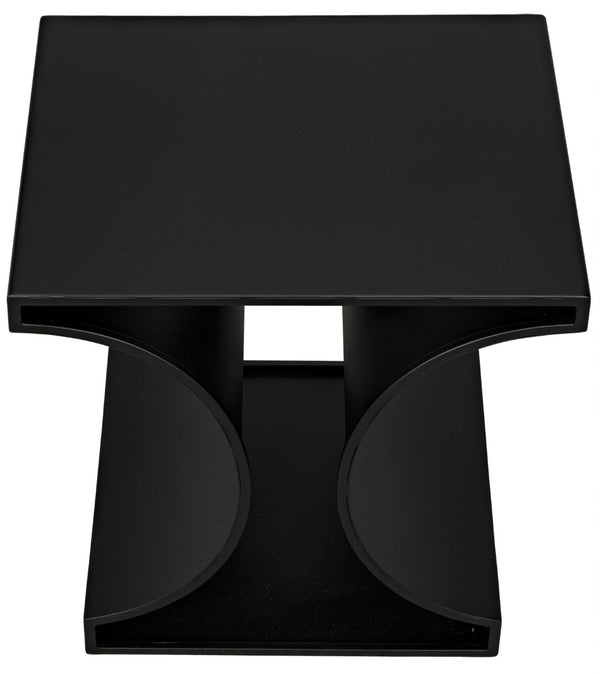 Noir Alec Side Table GTAB358MTB