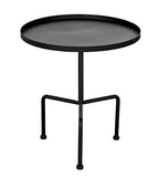 Noir Paige Side Table GTAB393MTB