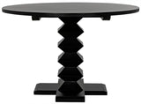 Noir Zig-Zag Dining Table GTAB472HB-48