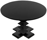 Noir Zig-Zag Dining Table GTAB472HB-48