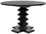 Noir Zig-Zag Dining Table GTAB472HB-48