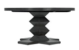 Noir Zig-Zag Dining Table GTAB472P