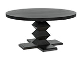 Noir Zig-Zag Dining Table GTAB472P