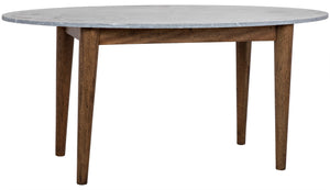 Noir Surf Oval Dining Table GTAB524DW