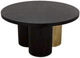 Noir Huxley Dining Table GTAB555MTB