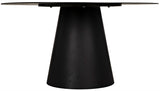 Noir Vesuvius Dining Table GTAB556MTB