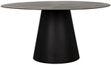 Noir Vesuvius Dining Table GTAB556MTB