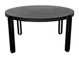 Noir Marcellus Dining Table GTAB563MTB-L