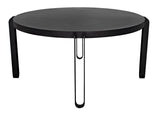 Noir Marcellus Dining Table GTAB563MTB-L