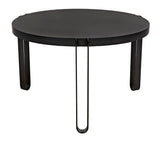 Noir Marcellus Dining Table GTAB563MTB-S