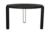 Noir Marcellus Dining Table GTAB563MTB-S