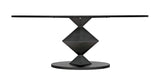 Noir Katana Oval Dining Table GTAB565MTB