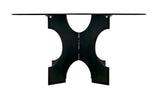 Noir Element Dining Table GTAB568MTB