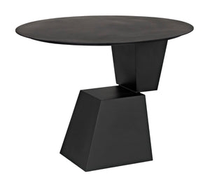 Noir Round Pieta Table GTAB571MTB