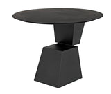 Noir Round Pieta Table GTAB571MTB