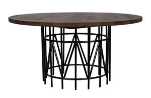 Noir Silberman Dining Table GTAB573DW