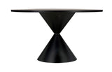 Noir Hourglass Dining Table GTAB578MTB