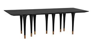 Noir Romeo Dining Table GTAB582HB