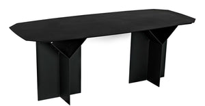 Noir Darius Dining Table/Desk GTAB591MTB