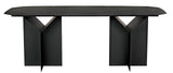 Noir Darius Dining Table/Desk GTAB591MTB