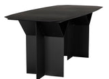 Noir Darius Dining Table/Desk GTAB591MTB