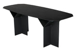 Noir Darius Dining Table/Desk GTAB591MTB