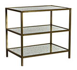 Noir 3 Tier Side Table GTAB658MB