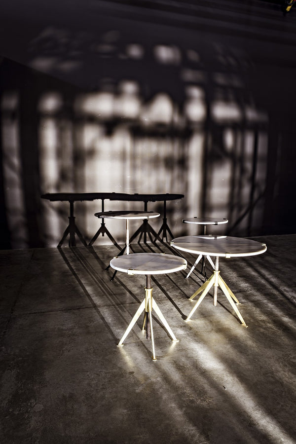 Noir Edith Adjustable Side Table GTAB679MTB-L