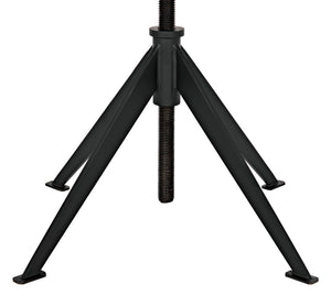 Noir Edith Adjustable Side Table GTAB679MTB-L