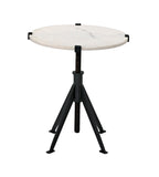 Noir Edith Adjustable Side Table GTAB679MTB-S