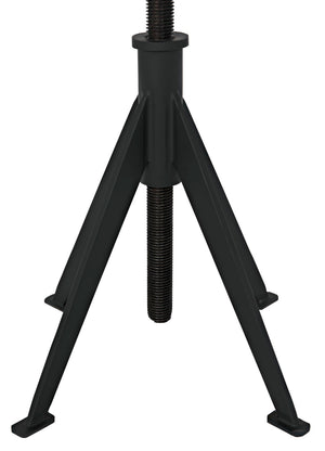 Noir Edith Adjustable Side Table GTAB679MTB-S