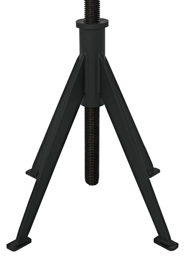 Noir Edith Adjustable Side Table GTAB679MTB-S