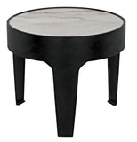 Noir Cylinder Side Table GTAB694MTB