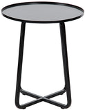 Noir Kimana Side Table GTAB731MTB