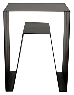 Noir Quintin Side Table GTAB838MTB