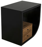 Noir Burton Side Table GTAB848HB-R