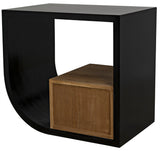 Noir Burton Side Table GTAB848HB-R