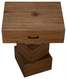 Noir Grobius Side Table GTAB854DW