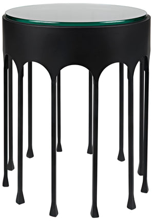 Noir Achille Side Table GTAB910MTB