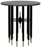 Noir Barcini Side Table GTAB946MTB