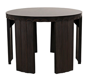 Noir Fluted Side Table GTAB951P