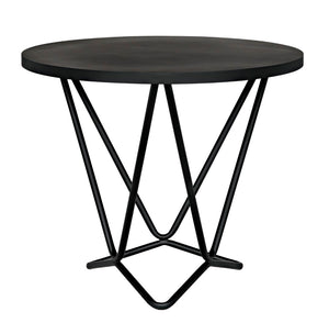 Noir Belem Side Table GTAB960MTB