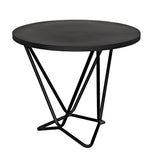 Noir Belem Side Table GTAB960MTB