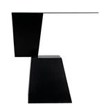 Noir Rectangle Pieta Side Table GTAB961MTB