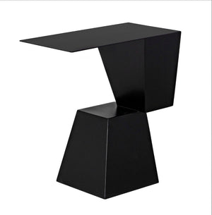 Noir Rectangle Pieta Side Table GTAB961MTB