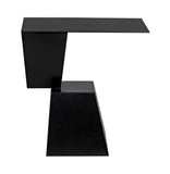 Noir Rectangle Pieta Side Table GTAB961MTB